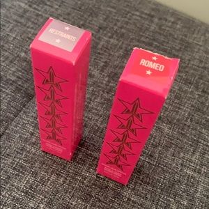 Two Unused Jeffree Star velour liquid lipsticks